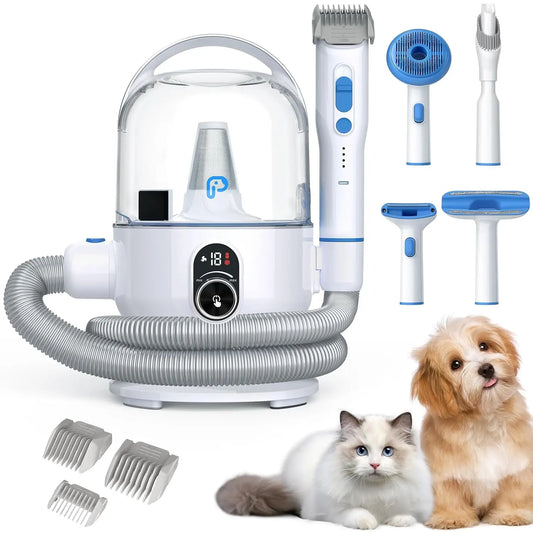 HiMISS Dog Grooming Kit With Vacuum Suction 2L For Pets