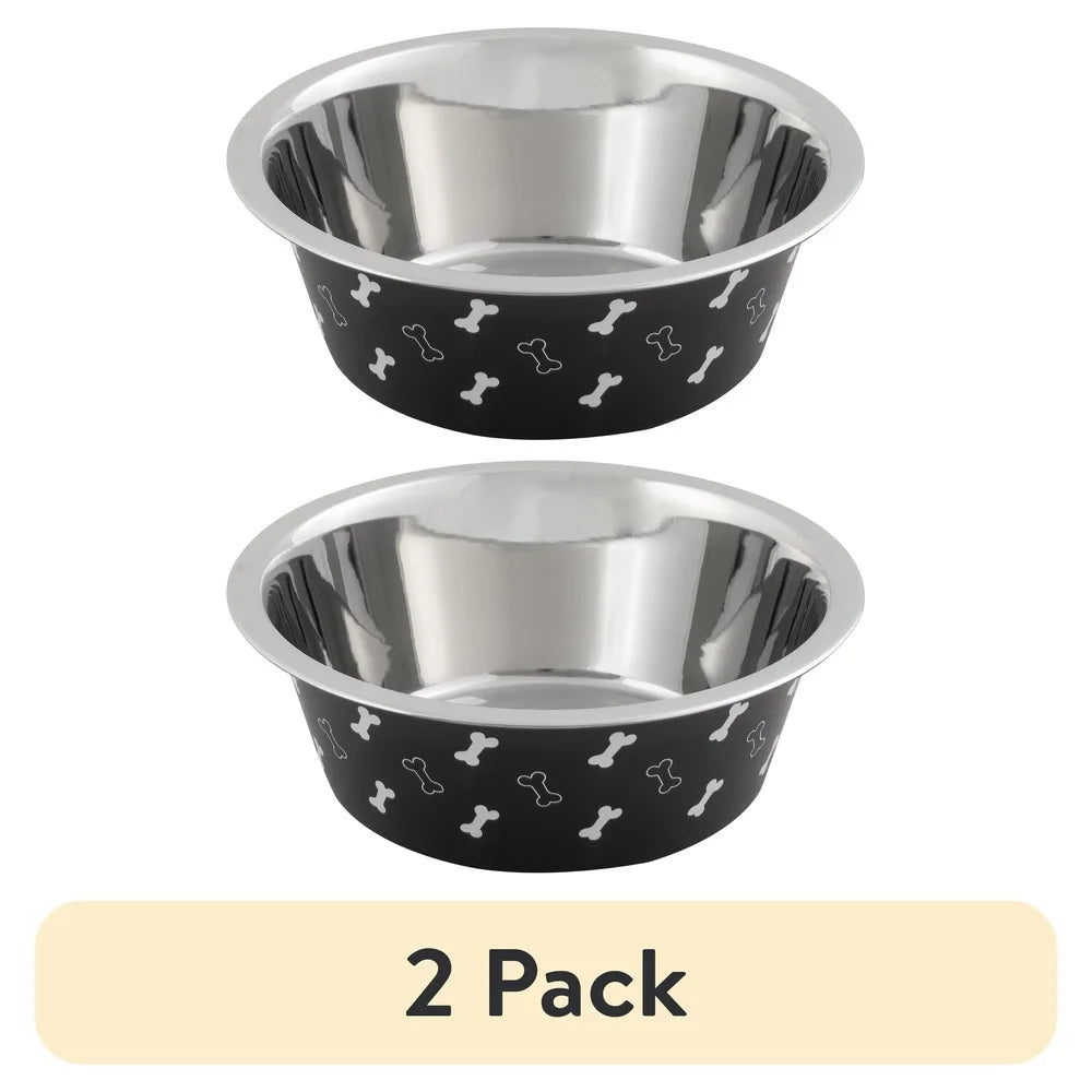 XMSJHign-concerned Large Stainless Steel Dog Bowl Non Skid