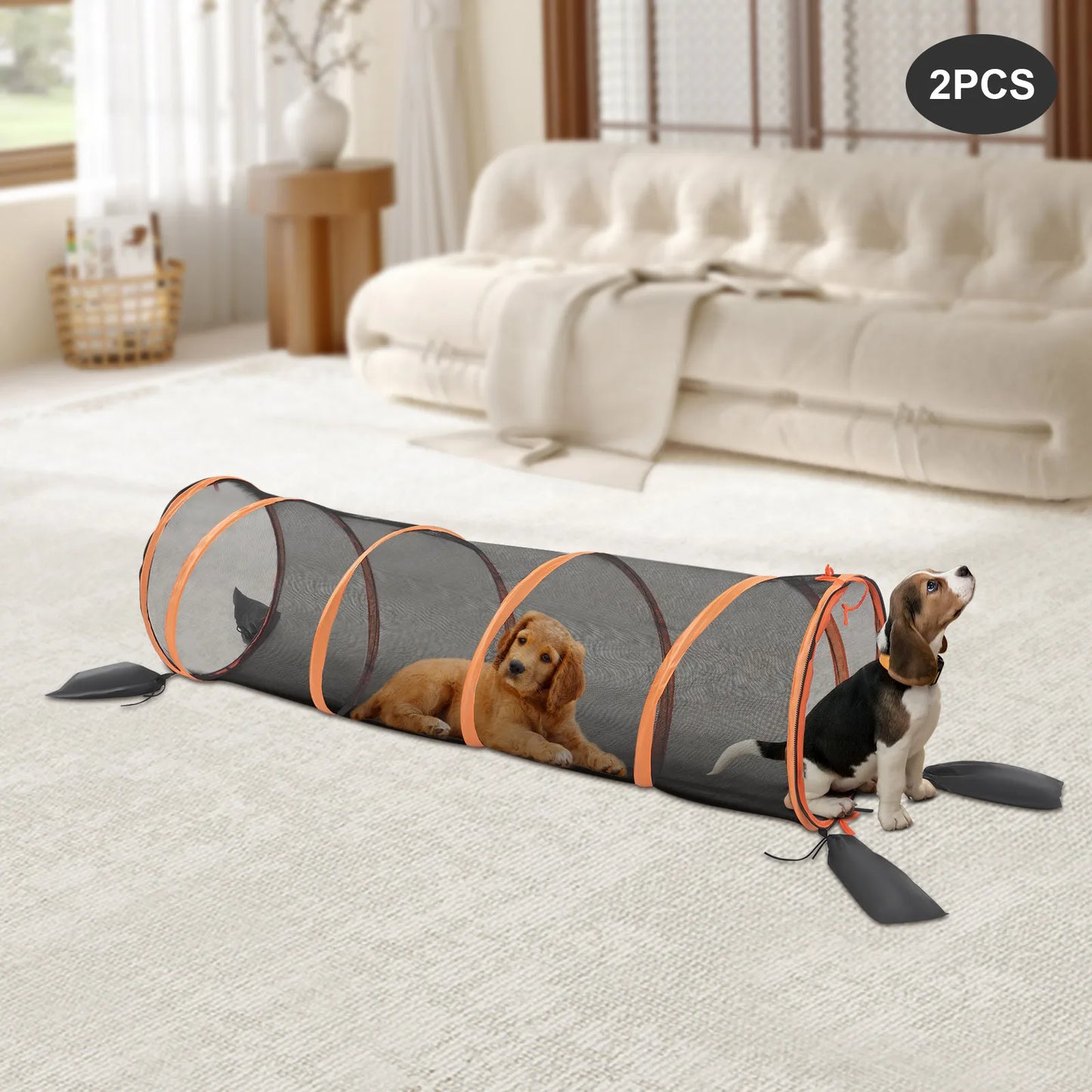 Sichuan CN Foldable Cat Play Tunnel Mesh Channel for Cats