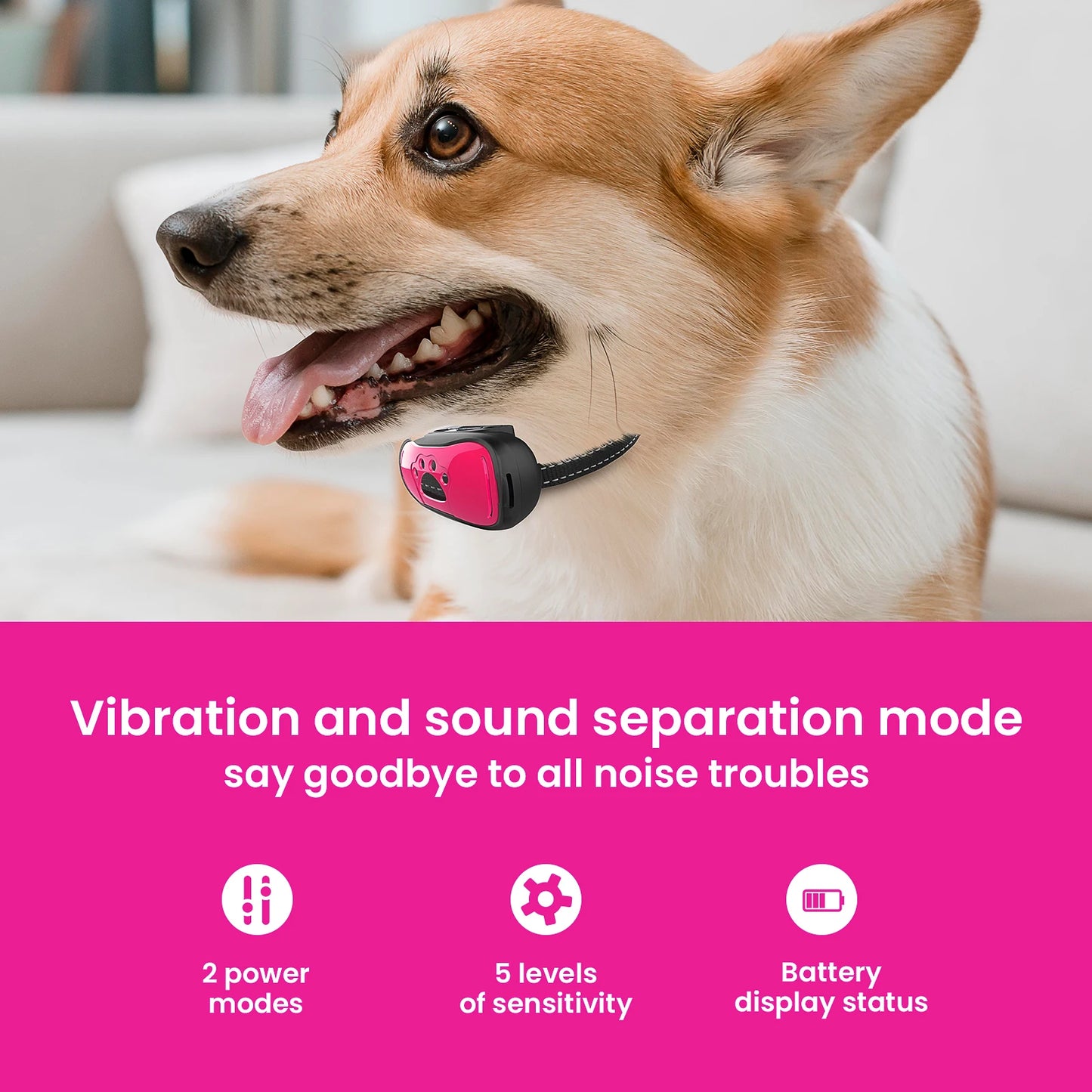 MASBRILL Bark Collar Rechargeable Anti Barking Training