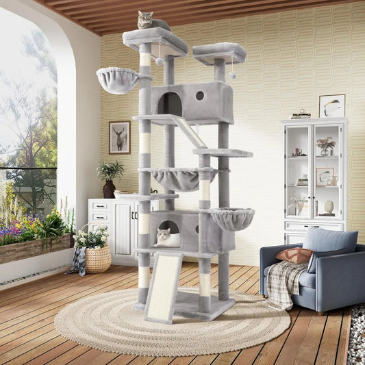 Hign-concerned Five-Tier Cat Tree Tower for Indoor Cats