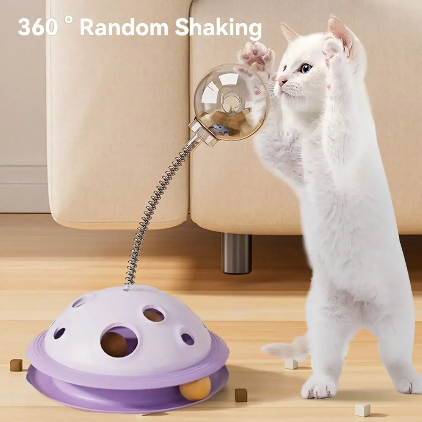 Guangdong Planet Digging Dispenser Cat Toy 360 Rotating