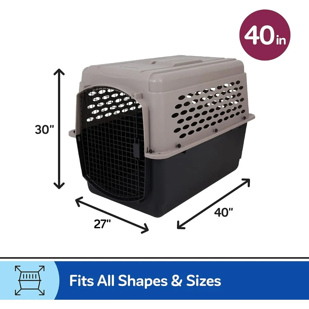 Hign-concerned Plastic Dog Kennel Carrier Airline Crate
