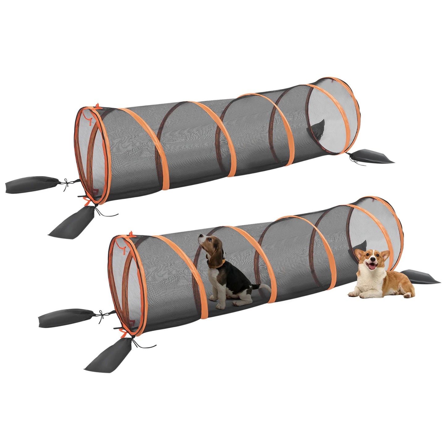 Sichuan CN Foldable Cat Play Tunnel Mesh Channel for Cats