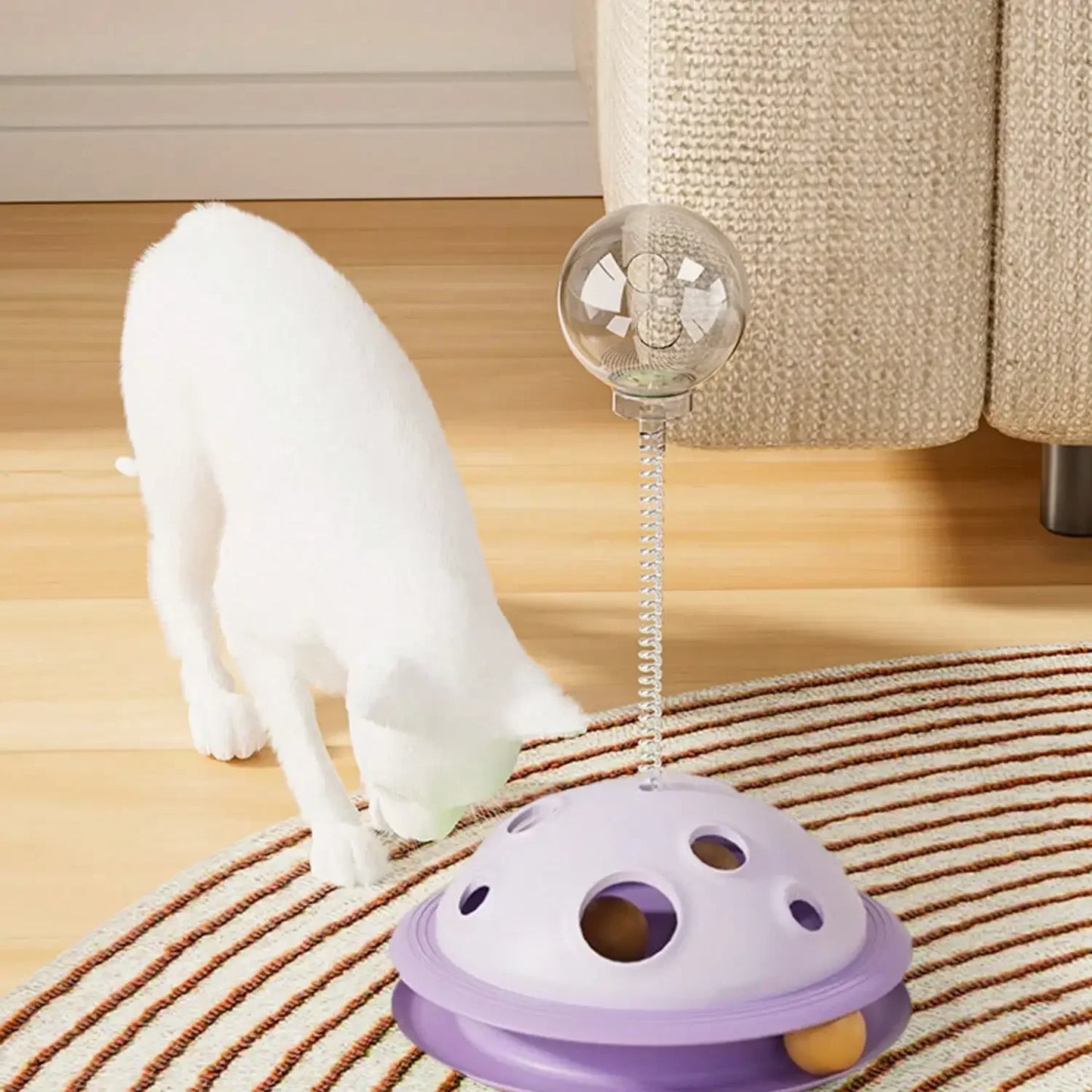 Guangdong Planet Digging Dispenser Cat Toy 360 Rotating