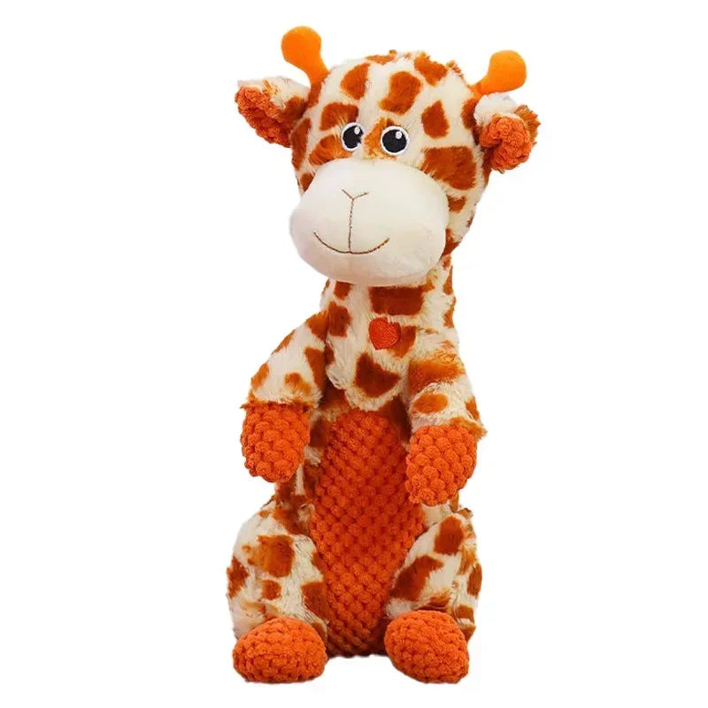 Hign Concerned Squeaky Dog Toys Lion Plush Chew Toy