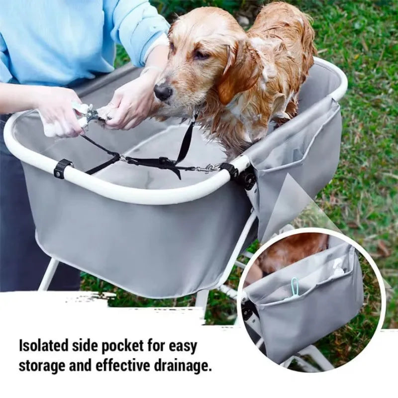 Dog Litter Elevated Foldable Pet Bath Tubs For Dogs