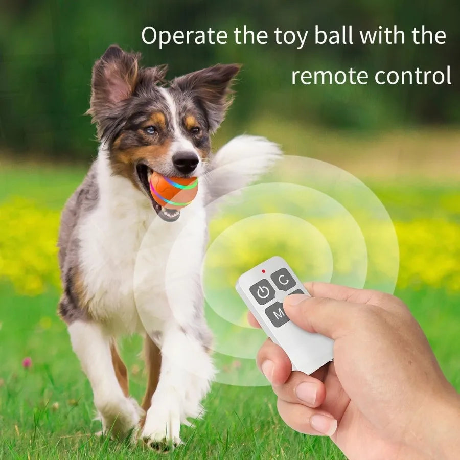 Hign-concerned Chemical Dog Chew Toy Ball USB LED Light