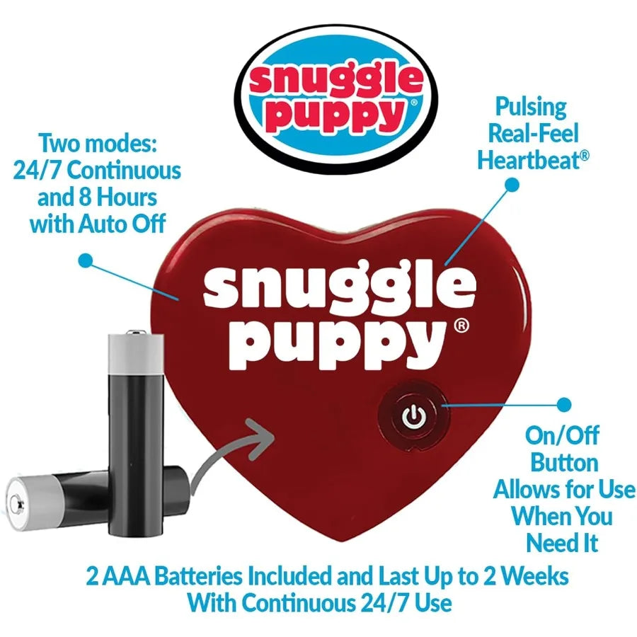 SmartPetLove Snuggle Puppy Heartbeat Toy For Anxiety Relief