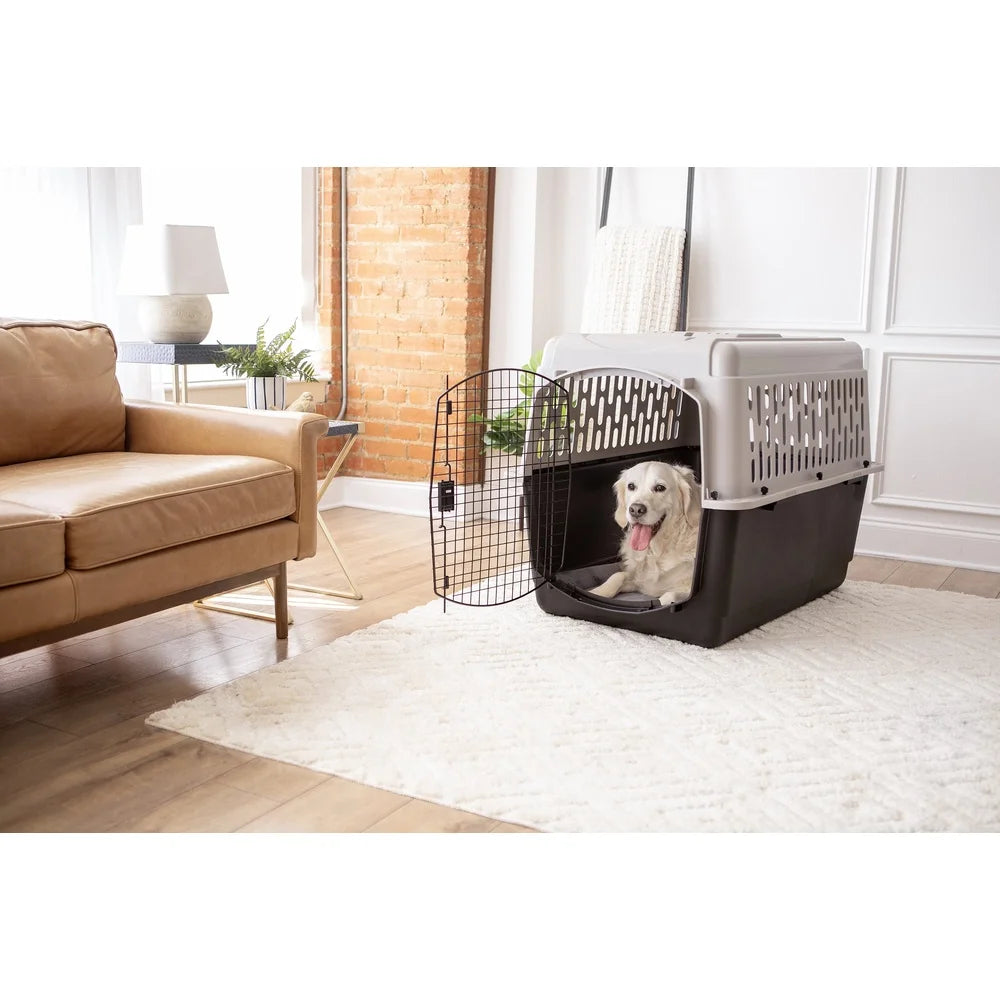 Hign-concerned Plastic Dog Kennel Carrier Airline Crate