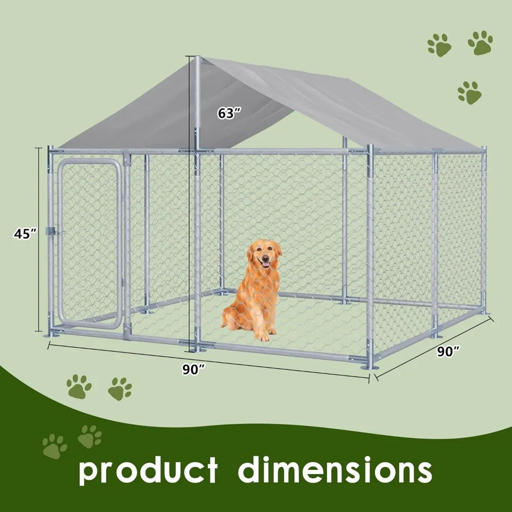 Hign Concerned Kennel Mesh Pet Cage Playpen Galvanized