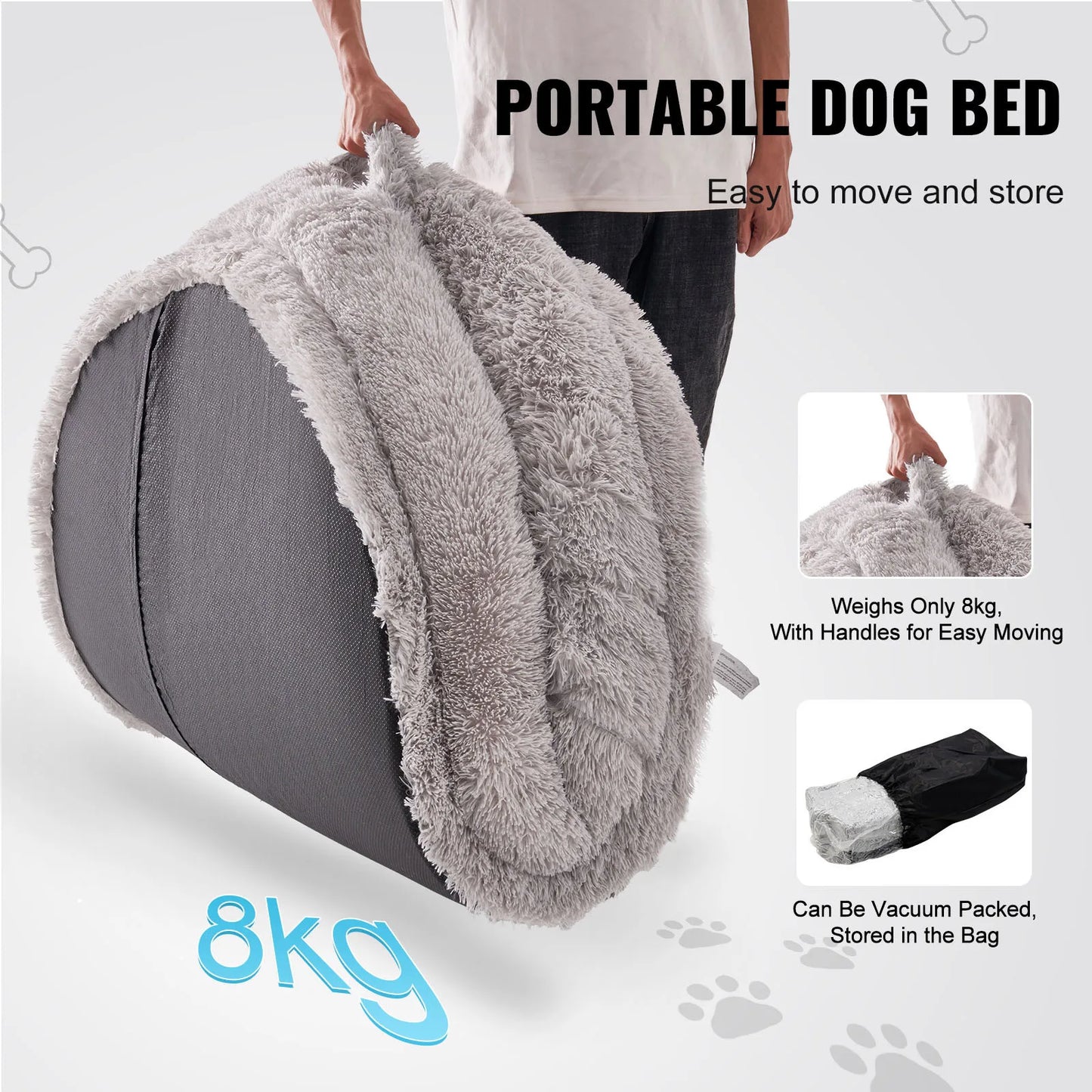 Guangdong CN Human Dog Bed Corduroy Velvet Washable