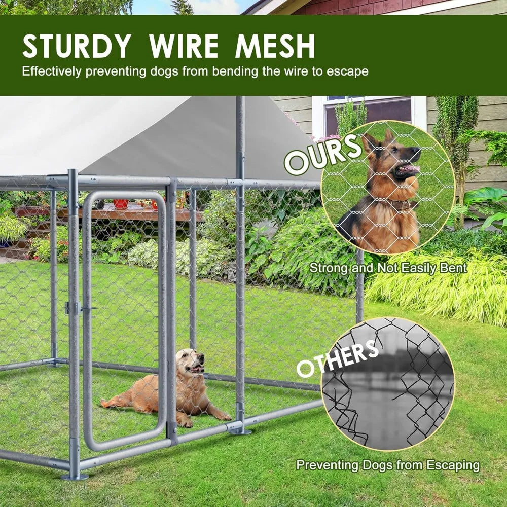 Hign Concerned Kennel Mesh Pet Cage Playpen Galvanized