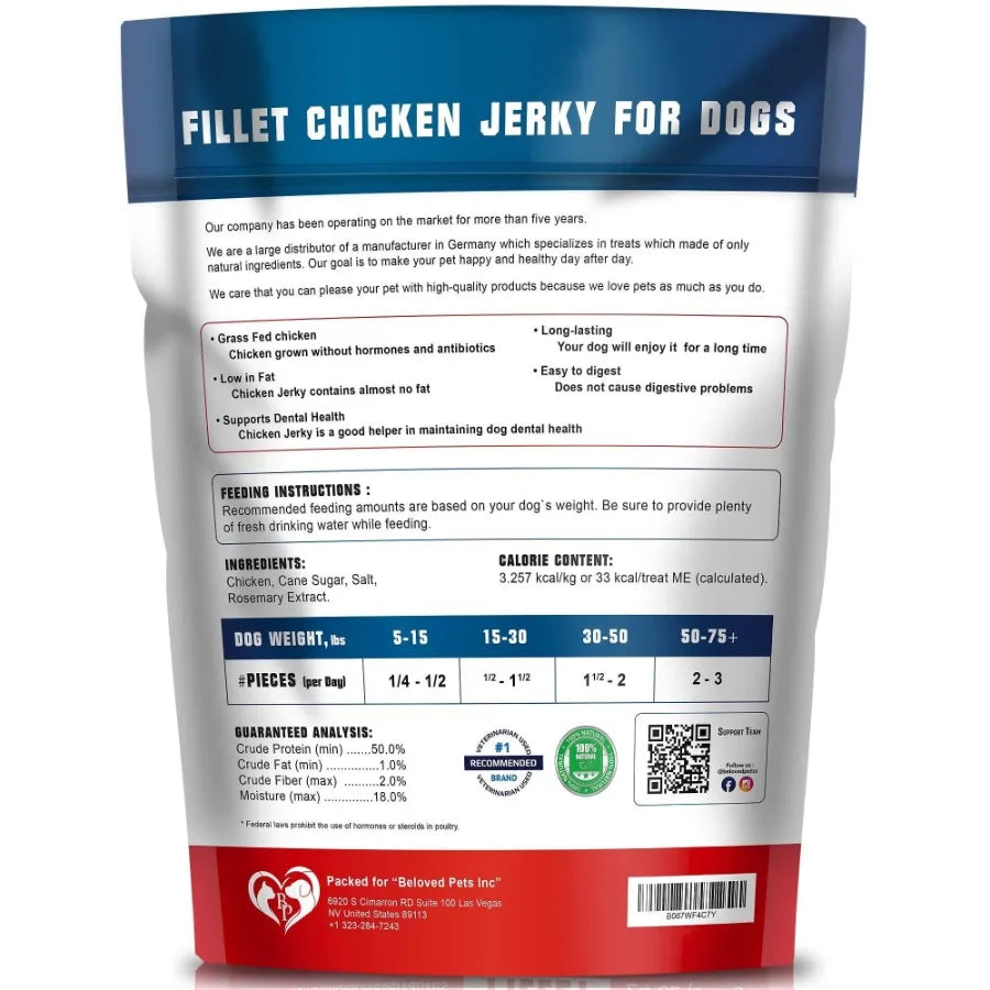 Your Furry Friends Chicken Jerky Dog Treats Grain Free