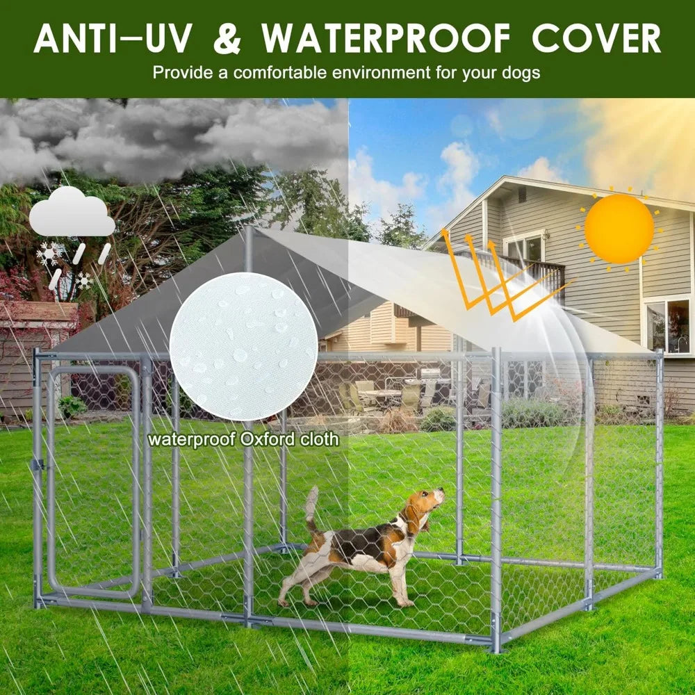 Hign Concerned Kennel Mesh Pet Cage Playpen Galvanized