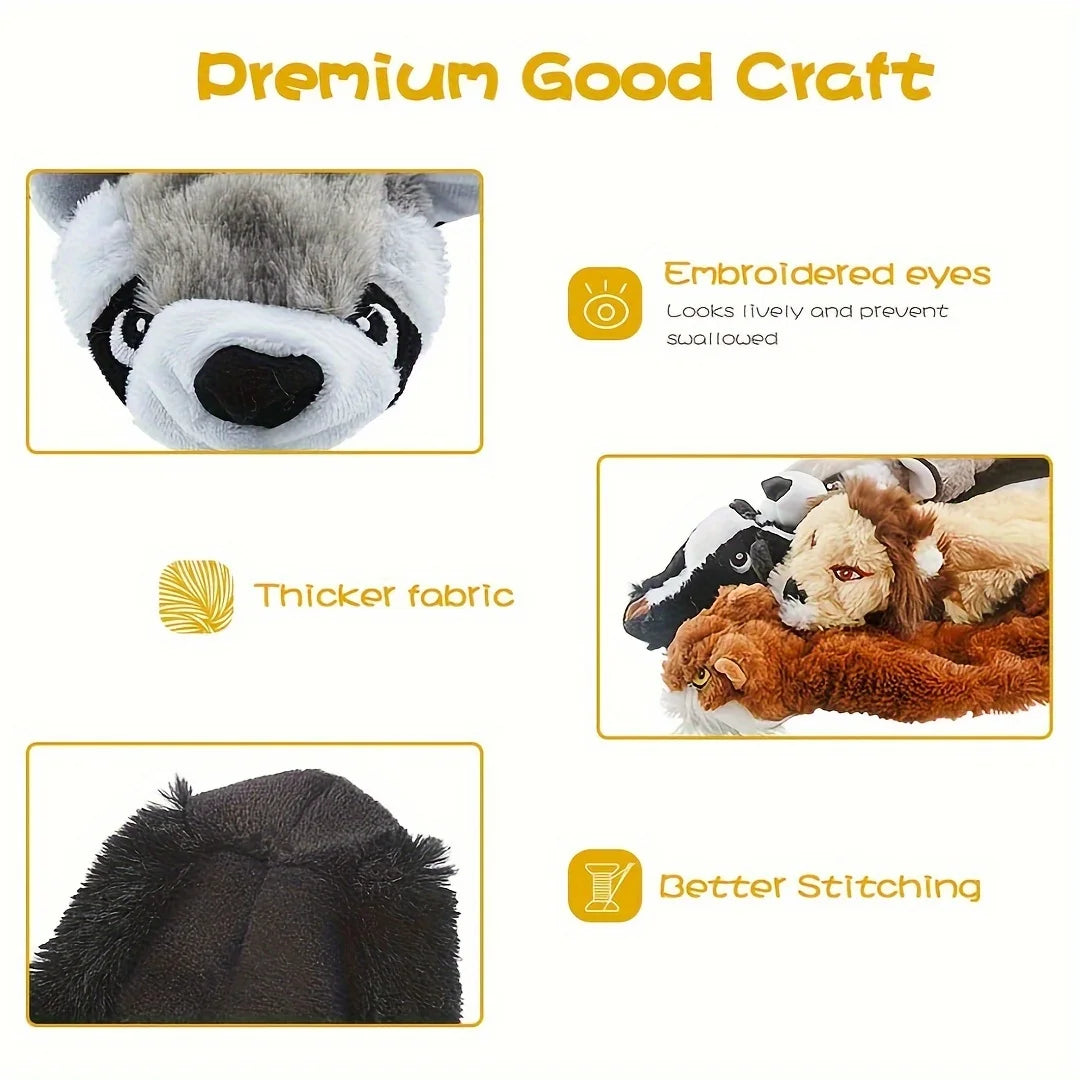 Hign Concerned Squeaky Plush Dog Toy Durable Chew For Dogs