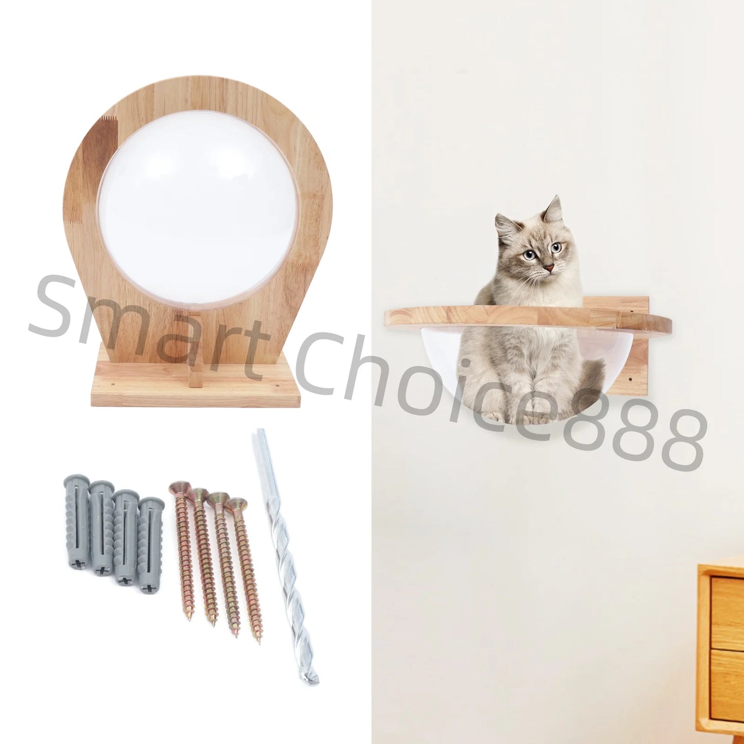 Sichuan Space Capsule Style Transparent Cover Cat Bed