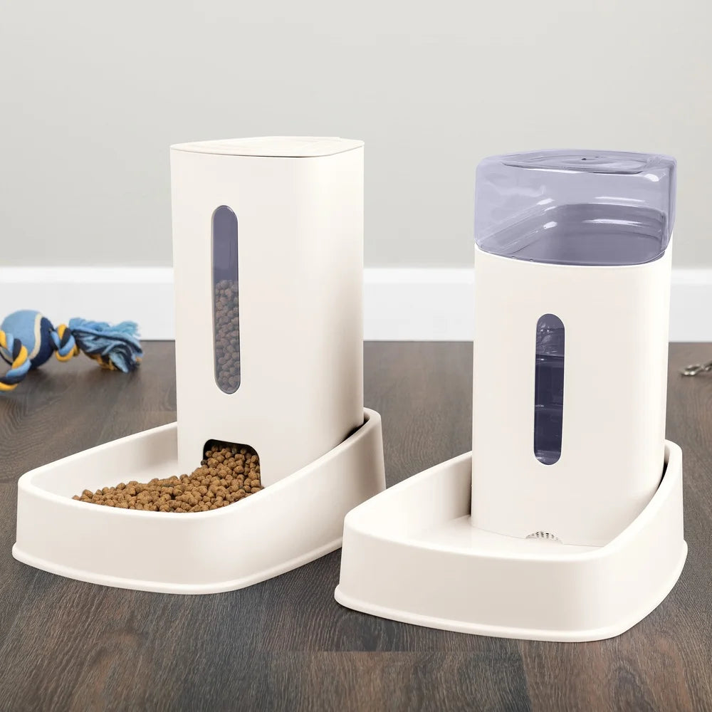 XMSJ Automatic Pet Feeder And Water Dispenser For Dogs Cats
