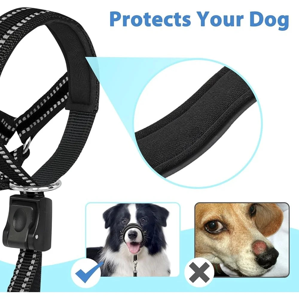 Fujian Reflective Soft Dog Head Collar No Pull Halter