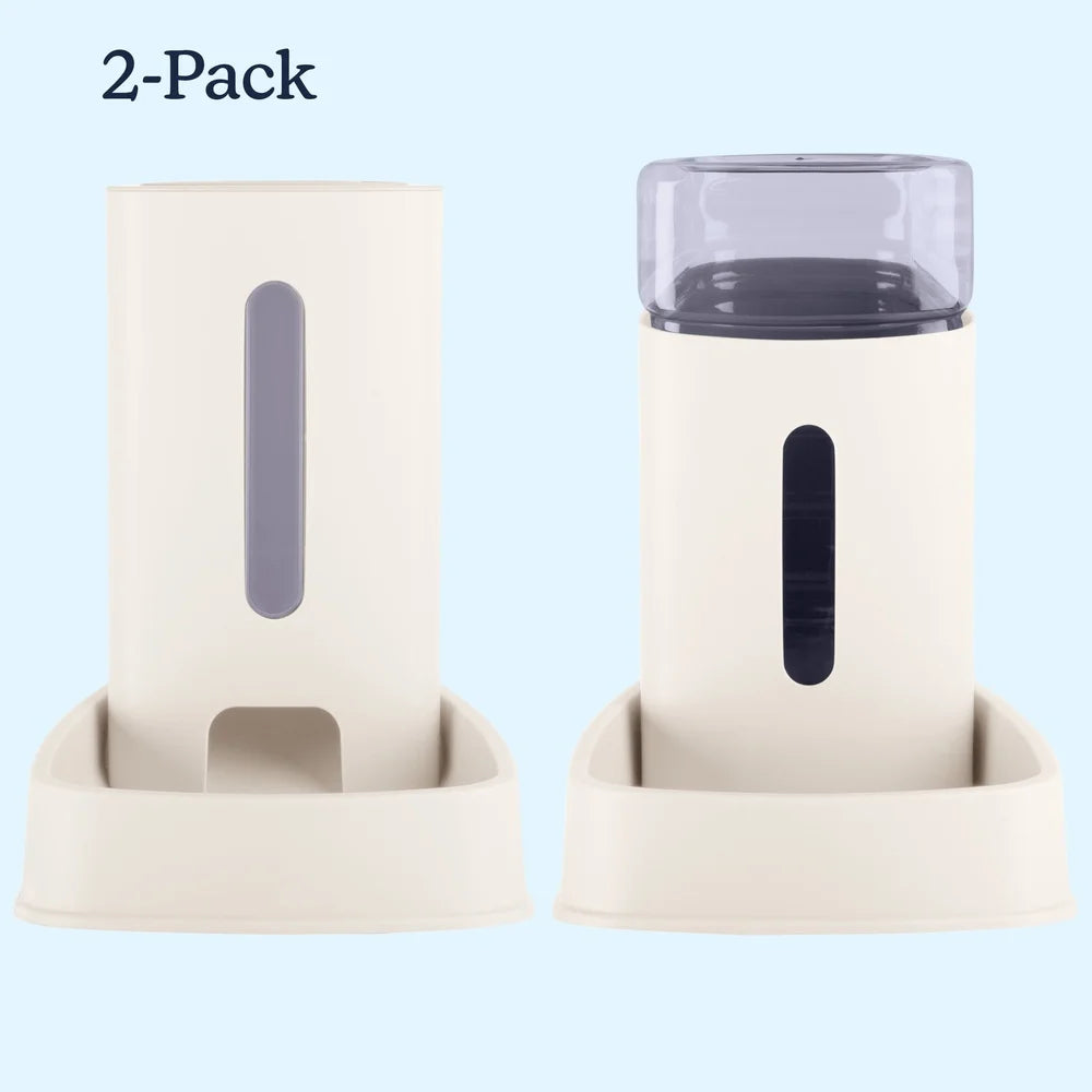 XMSJ Automatic Pet Feeder And Water Dispenser For Dogs Cats