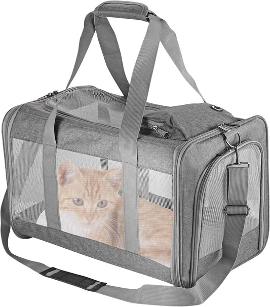 Airline Approved Pet Carrier For Cats And Dogs With Board
