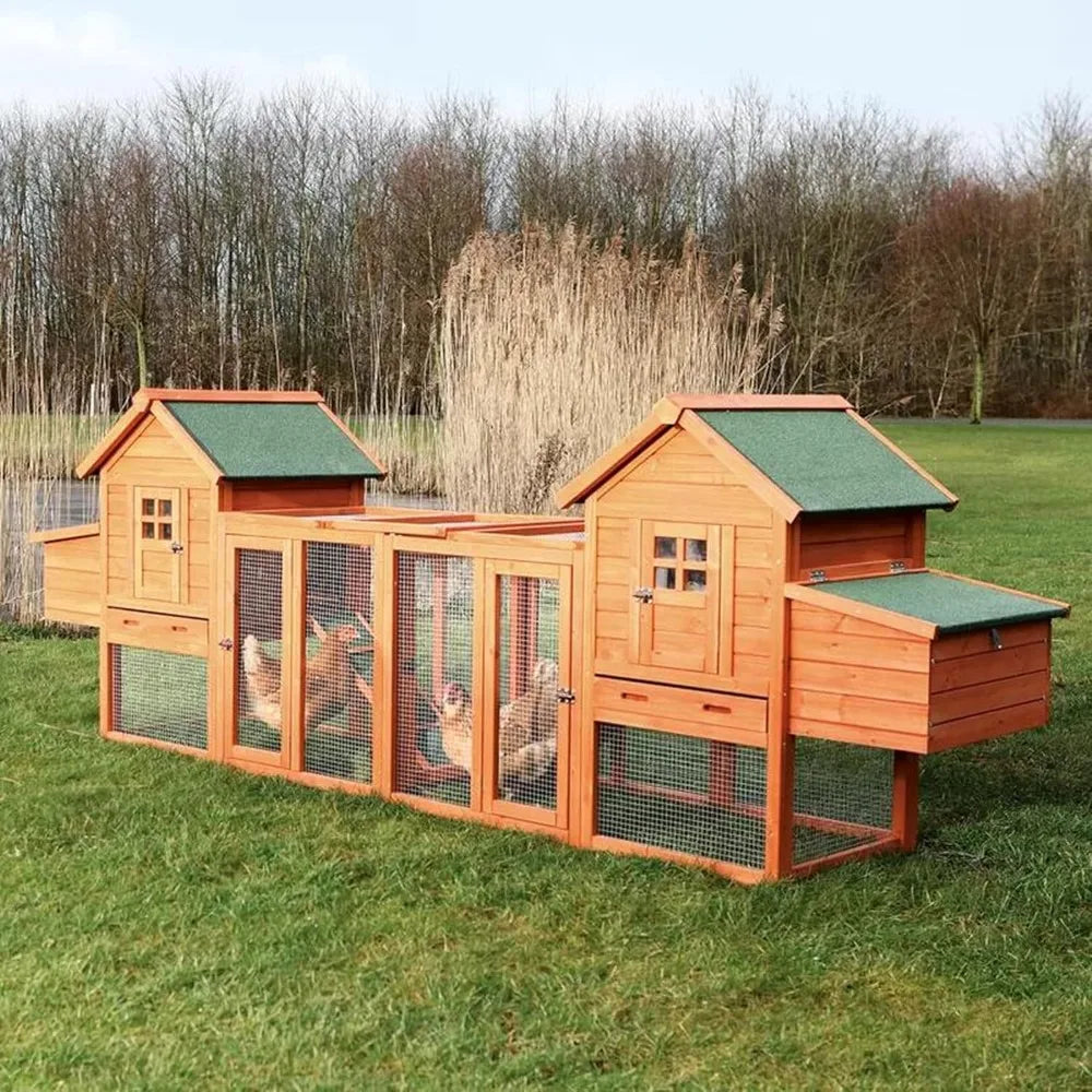 TANGXU Outdoor Chicken Coop Hen House With Waterproof Roof