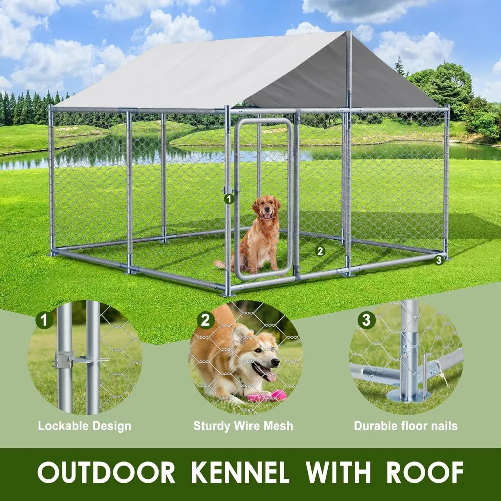 Hign Concerned Kennel Mesh Pet Cage Playpen Galvanized