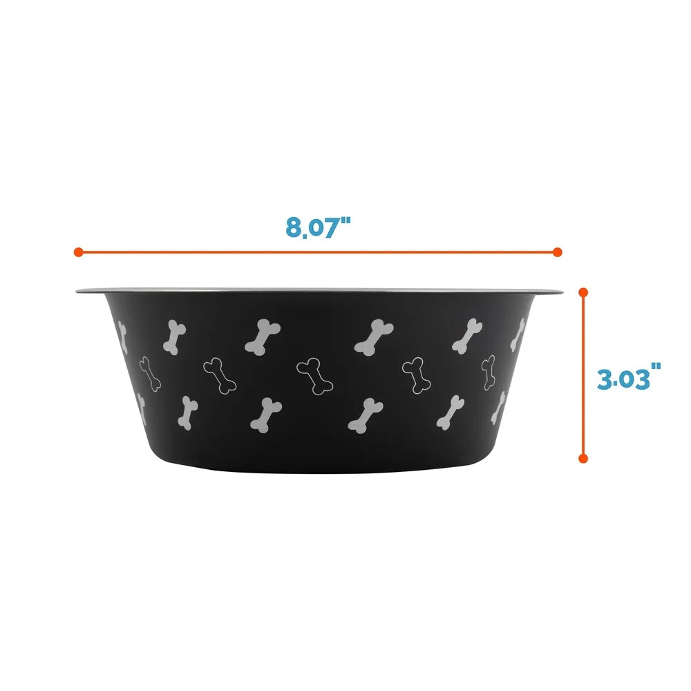 XMSJHign-concerned Large Stainless Steel Dog Bowl Non Skid