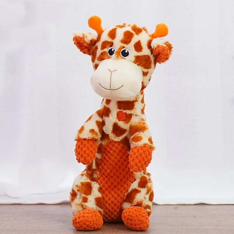 Hign Concerned Squeaky Dog Toys Lion Plush Chew Toy