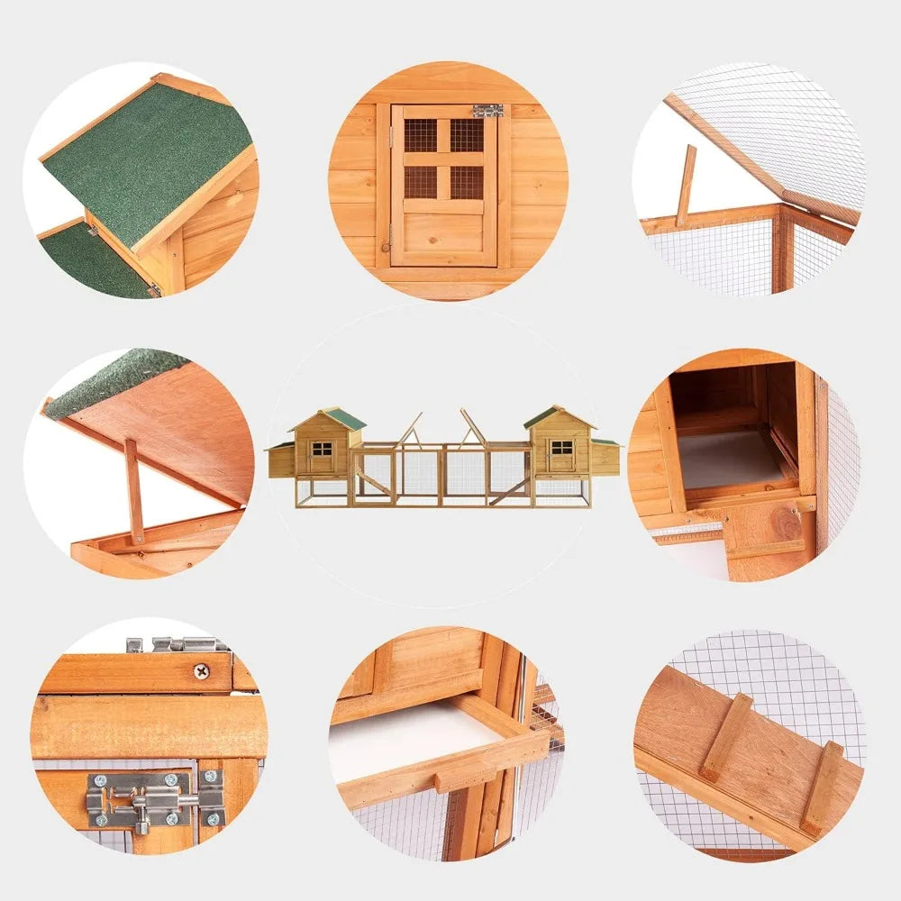 Hign Concerned Outdoor Chicken Coop For 4 8 Chickens Ramp