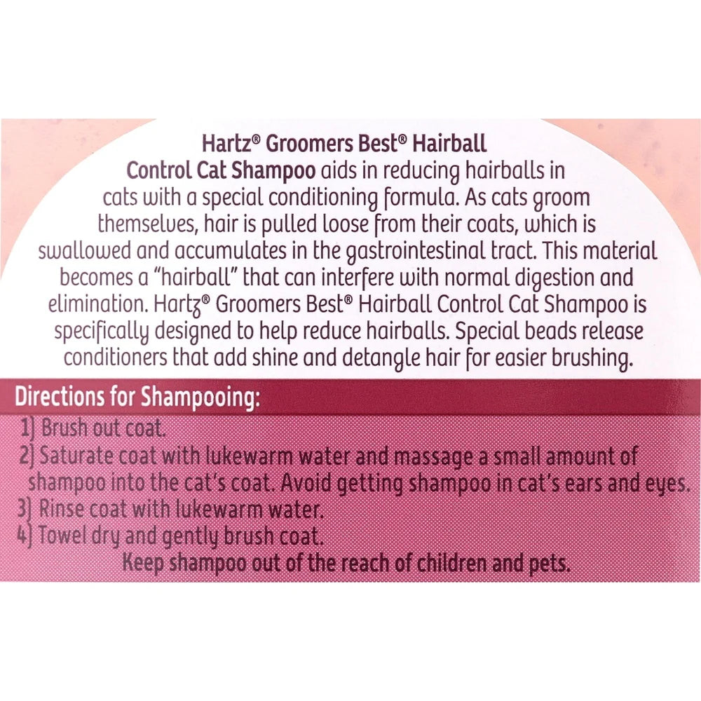 XMSJ Groomer's Best Cat Shampoo Hairball Control 2 Pack