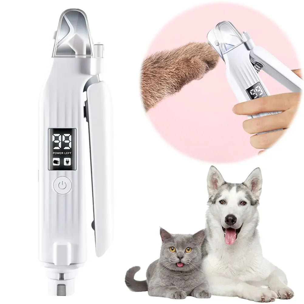 Alloet 2 In 1 Electric Dog Nail Grinder And Clipper