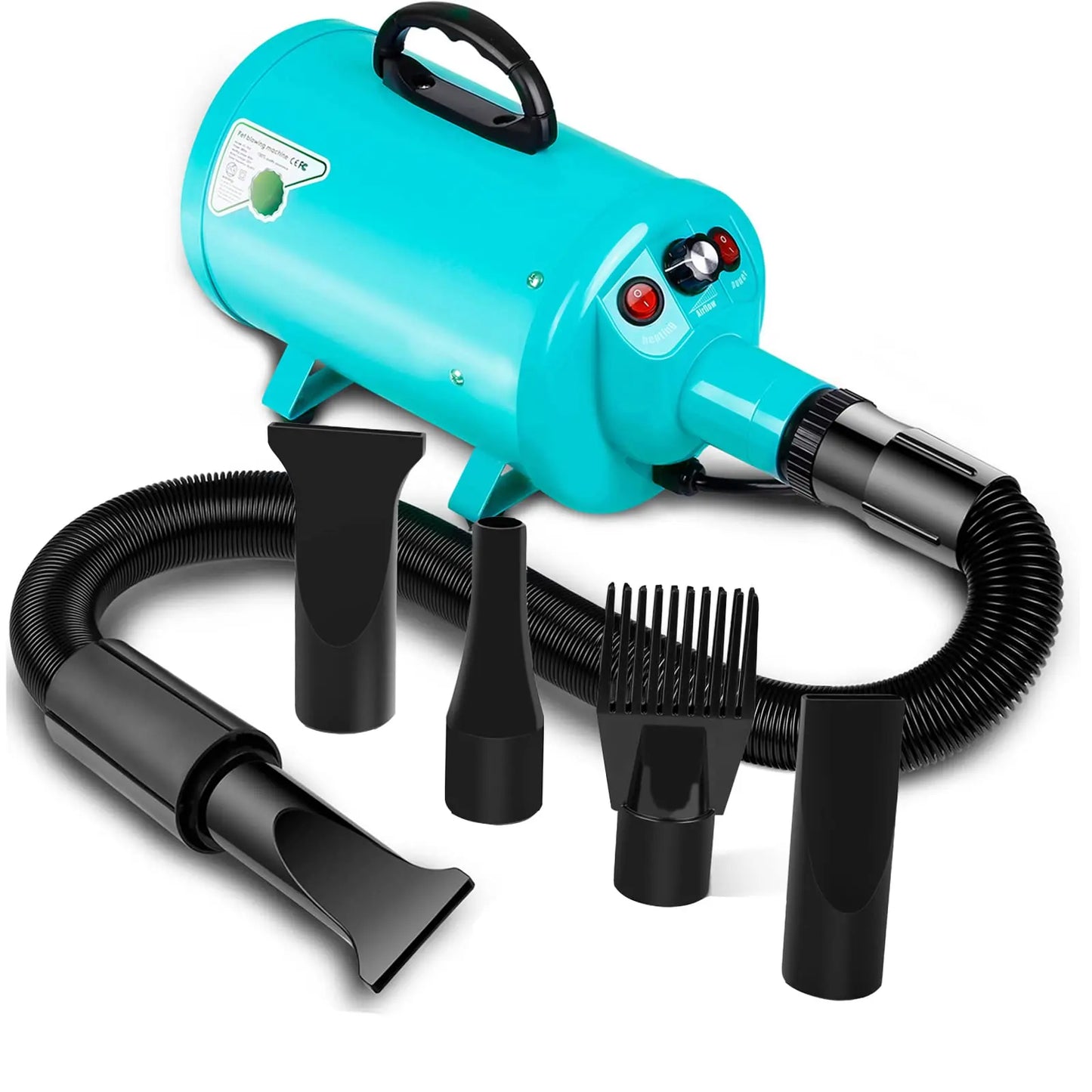 Dog Hair Dryer 2800W Pet Grooming Blower With Heat