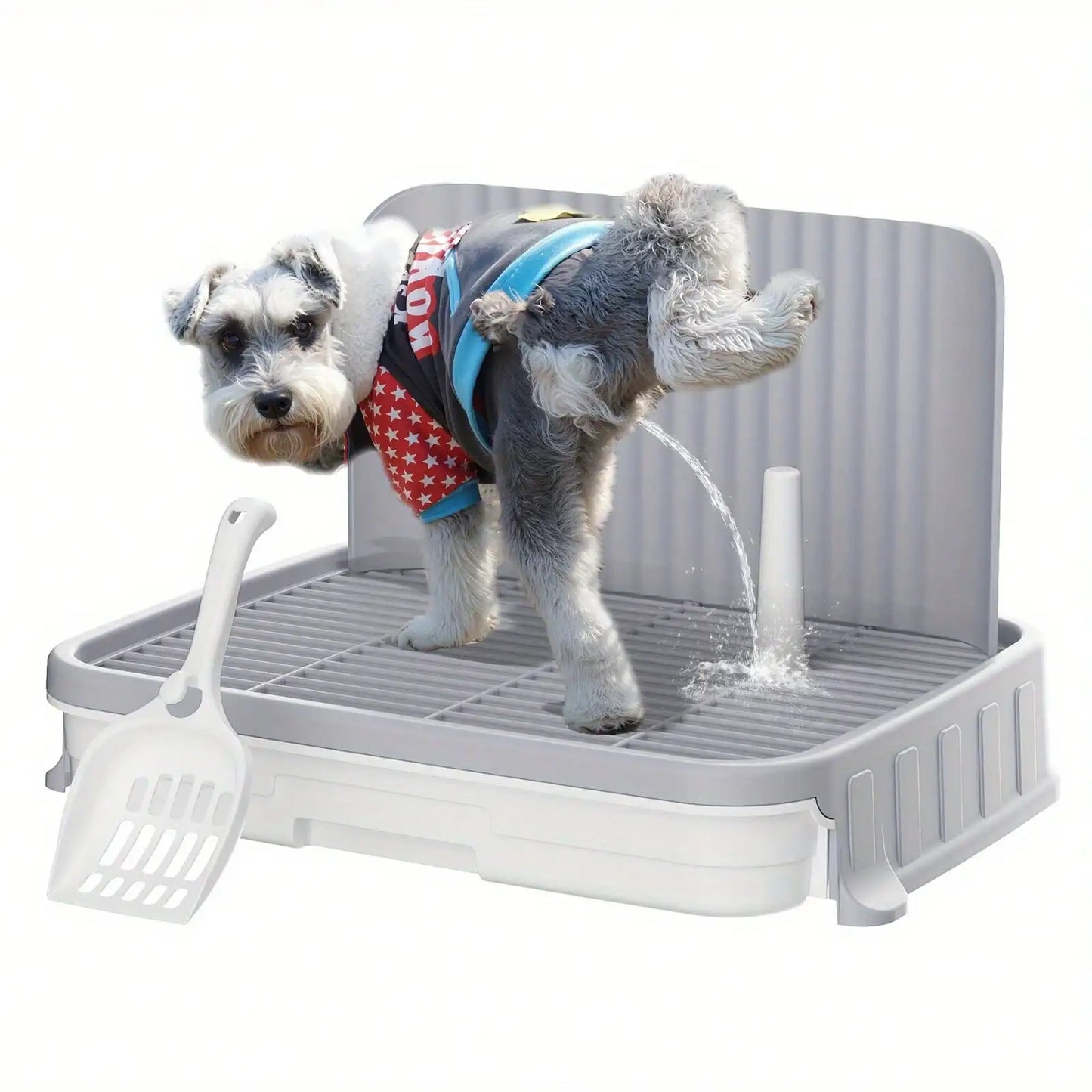 Dog Litter Indoor Dog Potty Tray With No Leak Wall
