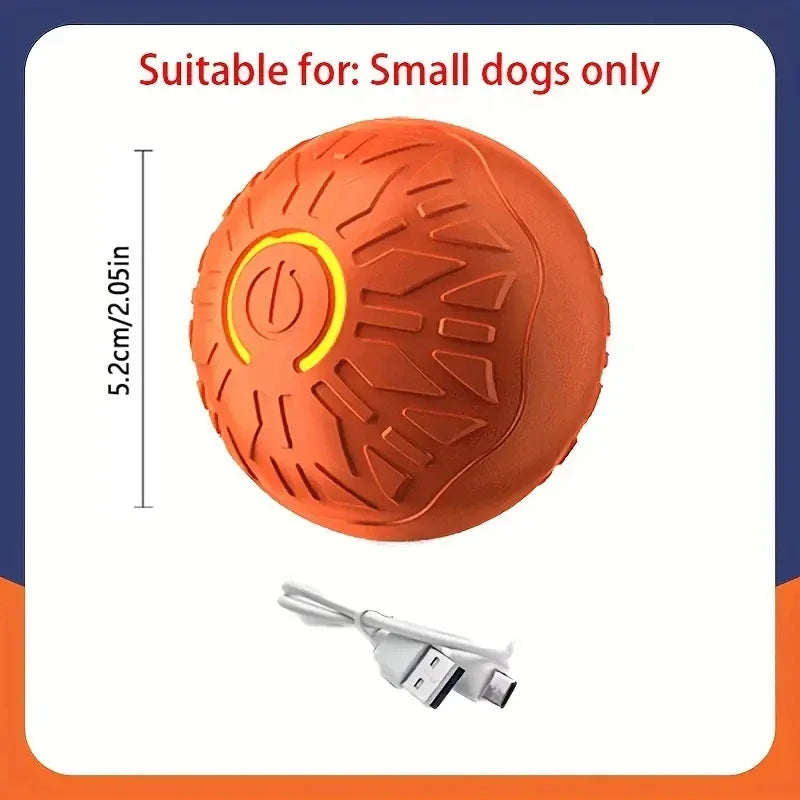 Feature Smart Dog Ball Toy Automatic Rolling Interactive Chew Toy