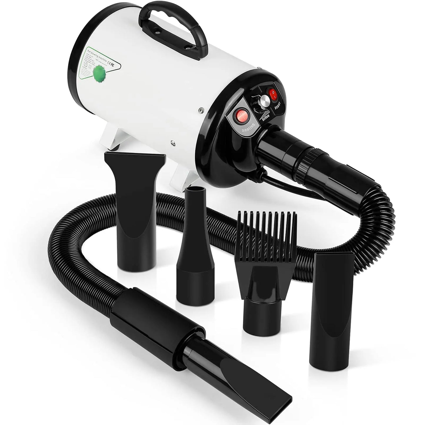 Dog Hair Dryer 2800W Pet Grooming Blower With Heat