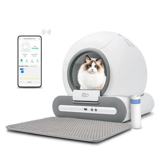 DOEL Automatic Cat Litter Box With App Control And Mat