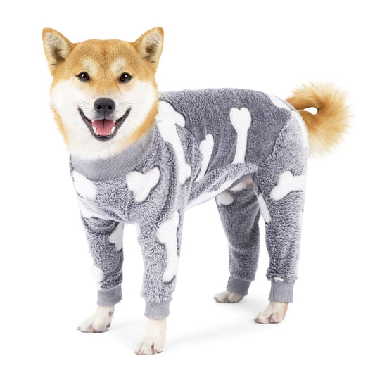 Guangdong Fleece Winter Dog Jumpsuit Cozy Soft Pajamas