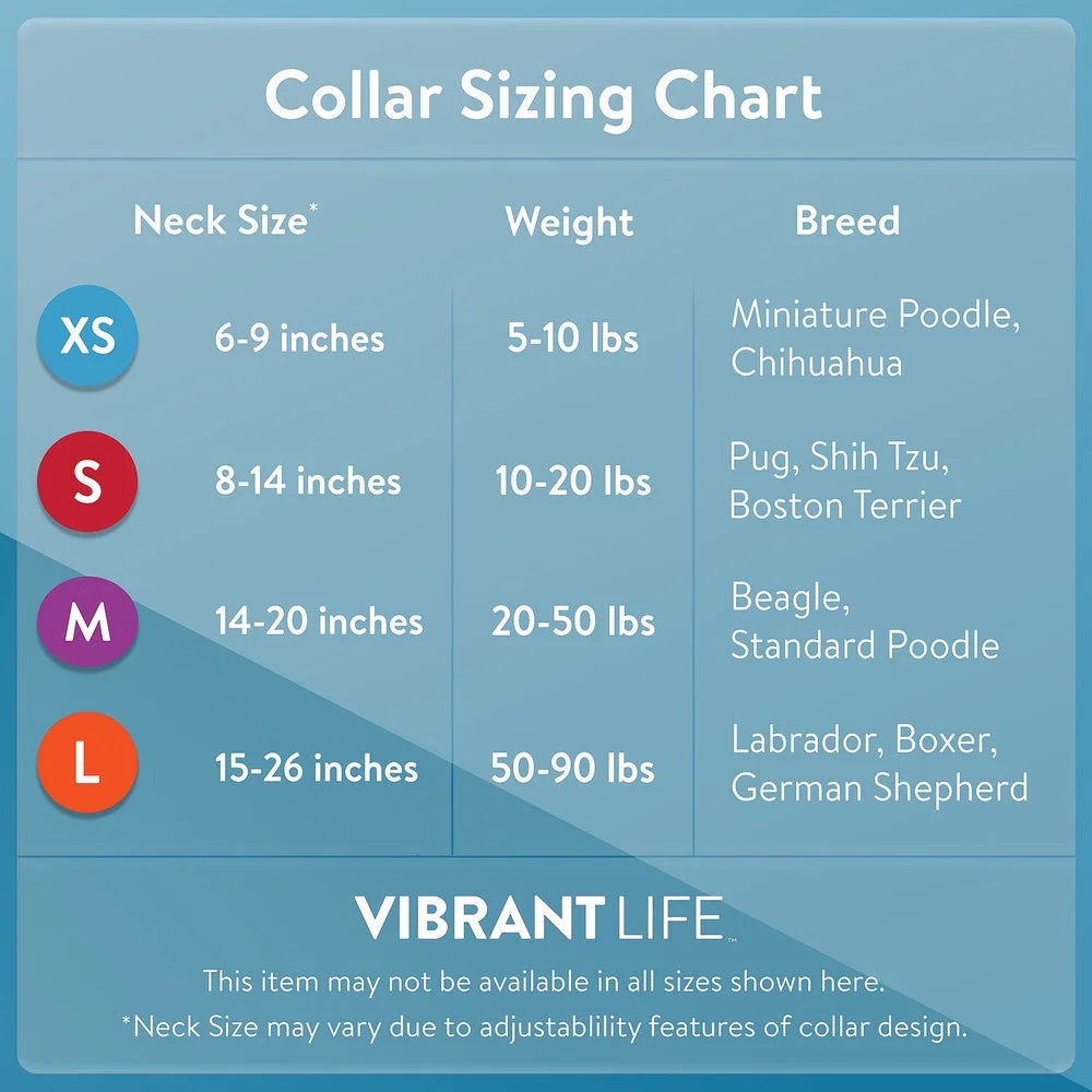 XMSJ Adjustable Polyester Dog Collar Two Pack With D Ring