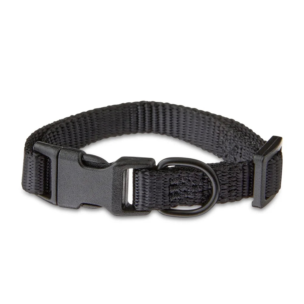 XMSJ Adjustable Polyester Dog Collar Two Pack With D Ring