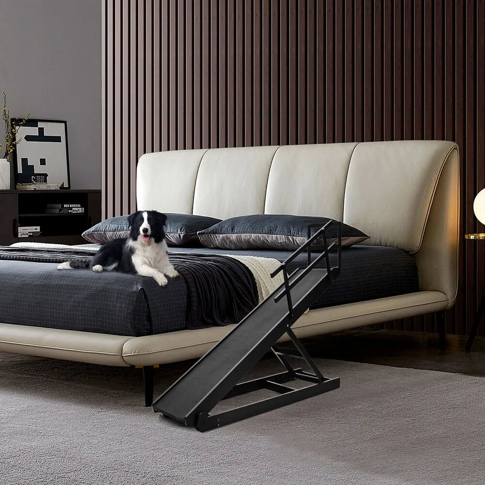 Dog Door Adjustable Dog Ramp for Bed Couch Car Stairs