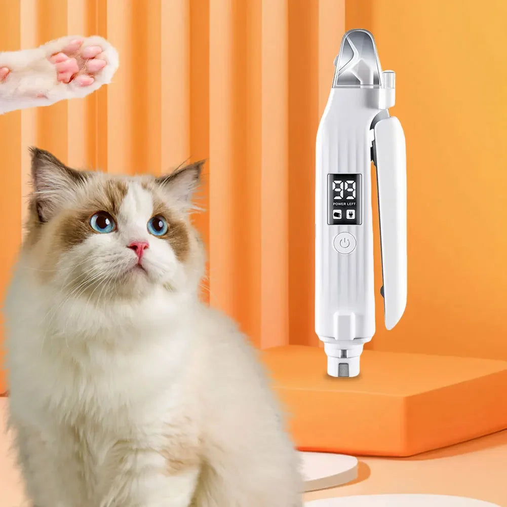 Alloet 2 In 1 Electric Dog Nail Grinder And Clipper