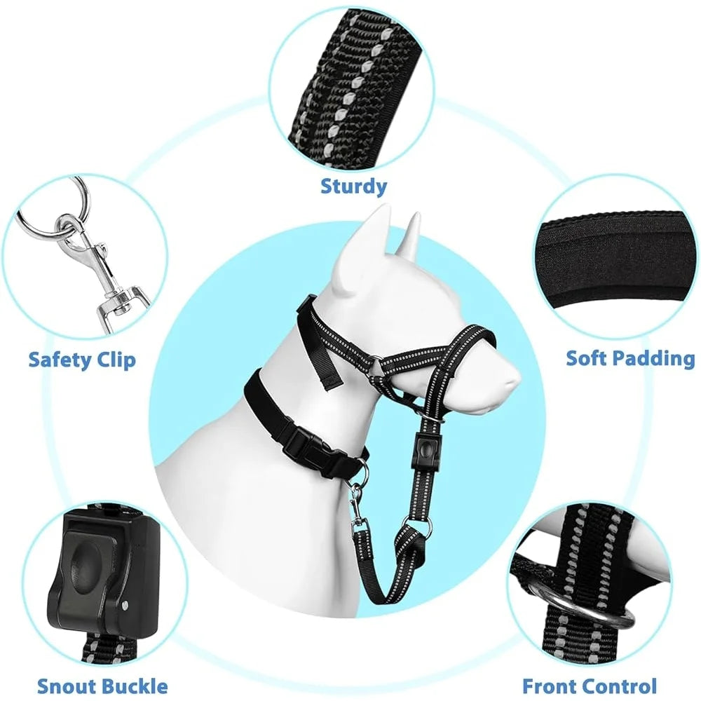 Fujian Reflective Soft Dog Head Collar No Pull Halter