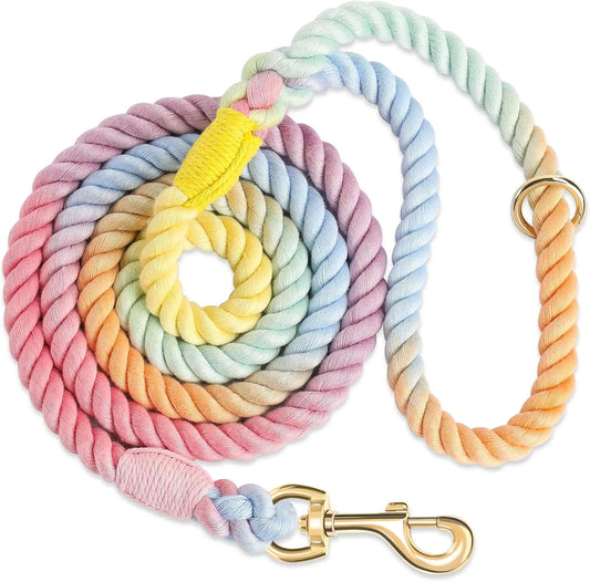 Zhejiang Braided Cotton Dog Leash Heavy Duty Clasp Durable